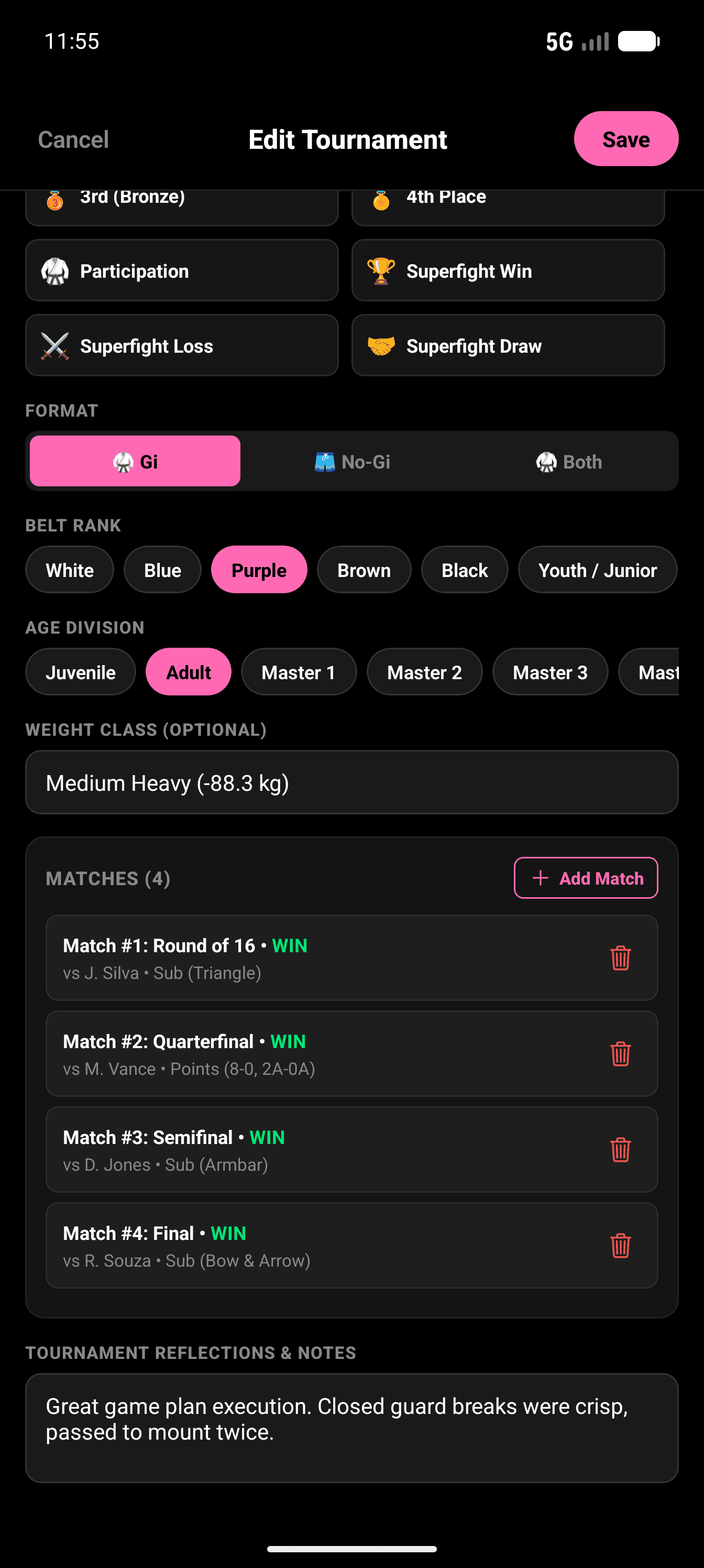 Competition Tracker